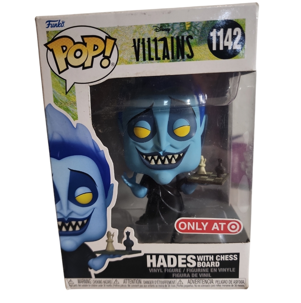 FUNKO POP Hades with chess board new in box